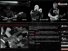 Tablet Screenshot of krause-band.de